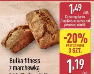 Bułka fitness z marchewką