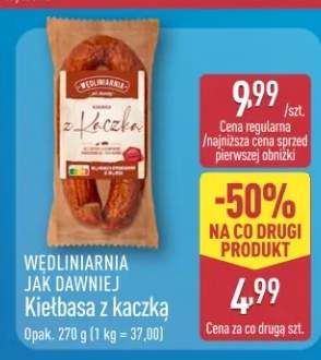 Kiełbasa z kaczką