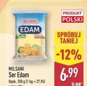 Ser Edam w kawałku