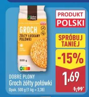 Groch żółty łuskany połówki
