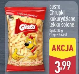 Chrupki kukurydziane lekko solone