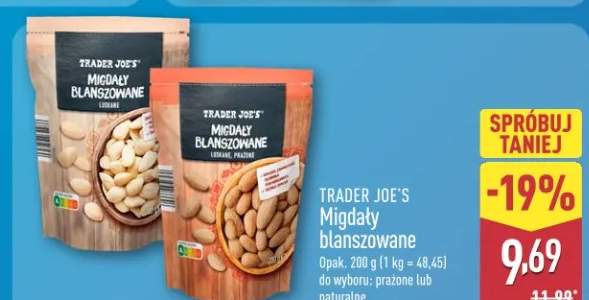 Migdały blanszowane