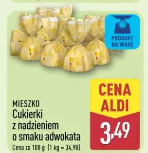 Mieszko cukierki z nadzieniem o smaku adwokata