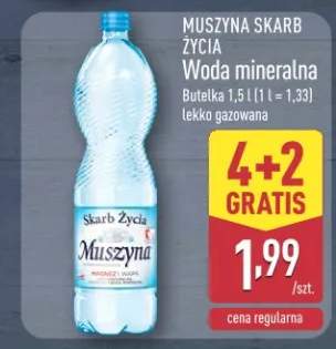 Woda mineralna lekko gazowana