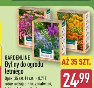 Byliny do ogrodu letniego Opak. 35 szt. (1 szt. = 0,71) różne rodzaje; m.in. z malwami, łubinami, konwaliami