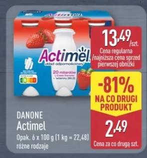 Actimel różne rodzaje
