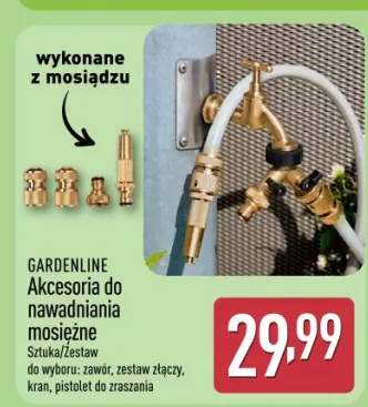 Akcesoria do nawadniania mosiężne