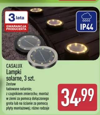 Lampki solarne, 3 szt.