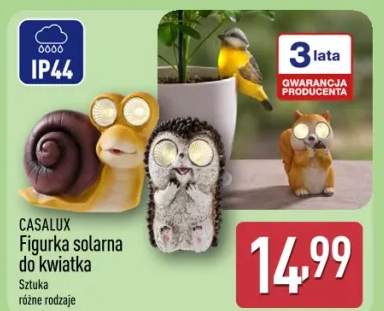 Figurka solarna do kwiatka