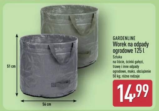 Worek na odpady ogrodowe 125 l