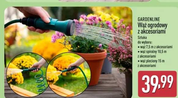 Wąż ogrodowy z akcesoriami