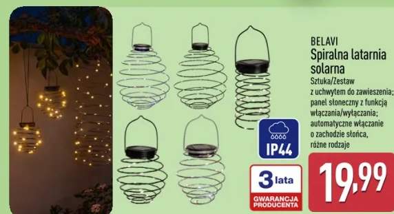 Spiralna latarnia solarna