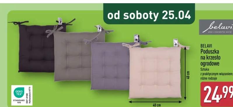 Poduszka na krzesło ogrodowe