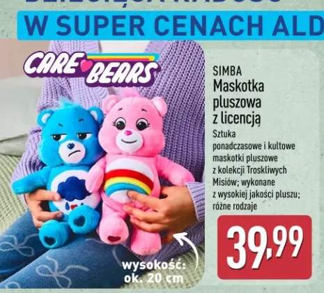 Maskotka pluszowa z licencją Care Bears