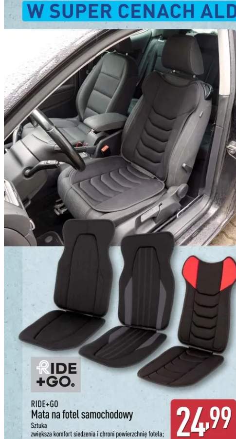 Mata na fotel samochodowy