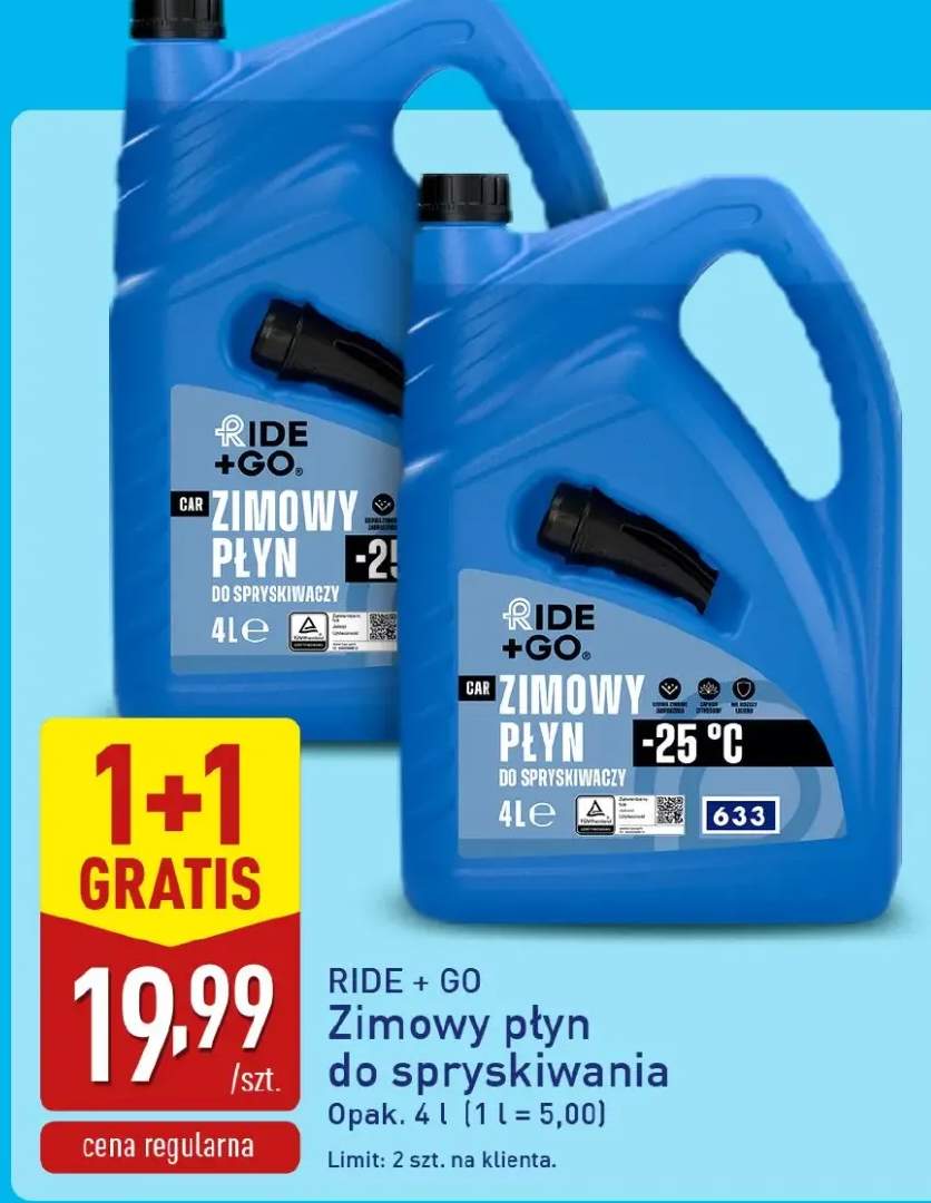 Zimowy płyn do spryskiwania