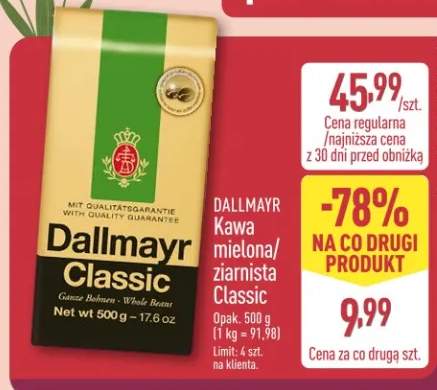 Kawa mielona/ziarnista Classic