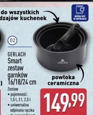 Zestaw garnków 16/18/24 cm