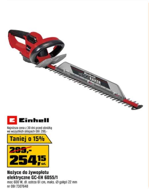 nożyce do żywopłotu