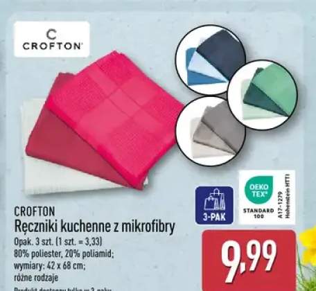 Ręczniki kuchenne z mikrofibry