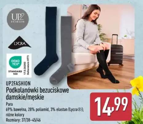 Podkolanówki bezuciskowe damskie/męskie