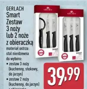 Zestaw 3 noży lub 2 noże z obieraczką