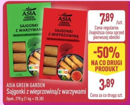 Sajgonki z wieprzowiną/z warzywami