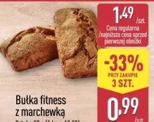 Bułka fitness z marchewką