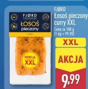Łosoś pieczony curry XXL