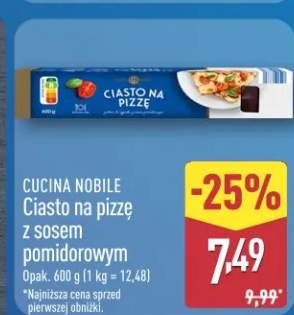 Ciasto na pizzę z sosem pomidorowym