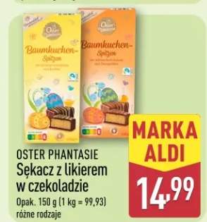 Sękacz z likierem w czekoladzie