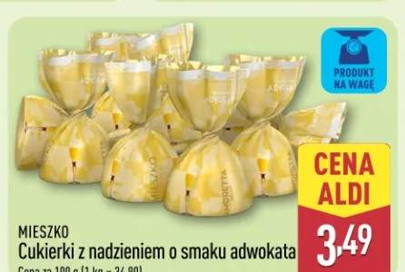 Cukierki z nadzieniem o smaku adwokata