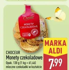 Monety czekoladowe