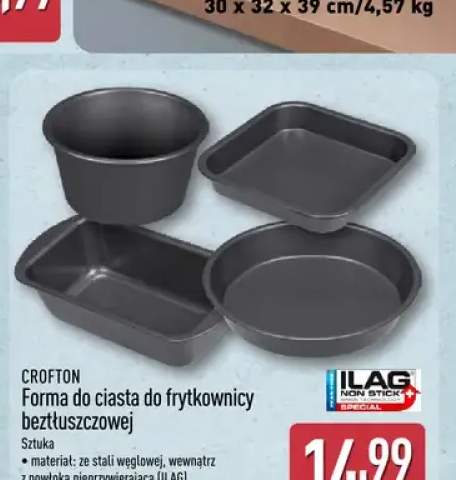 Forma do ciasta do frytownicy beztłuszczowej