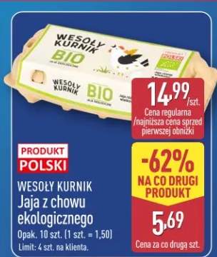 Jaja z chowu ekologicznego