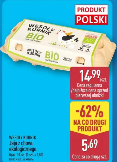 Jaja z chowu ekologicznego