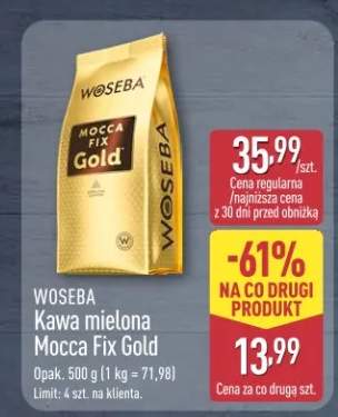 Kawa mielona Mocca Fix Gold