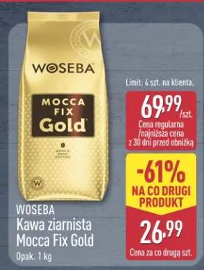 Kawa ziarnista Mocca Fix Gold