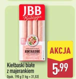 Kiełbaski białe z majerankiem