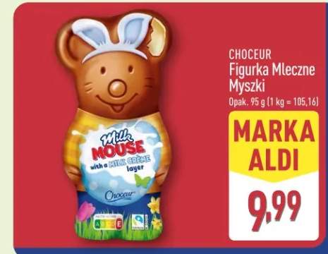 Figurka mleczne myszki