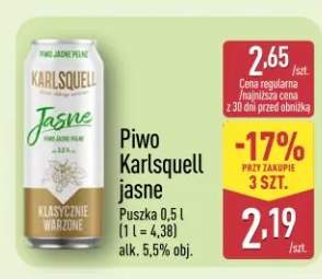 Piwo Karlsquell jasne