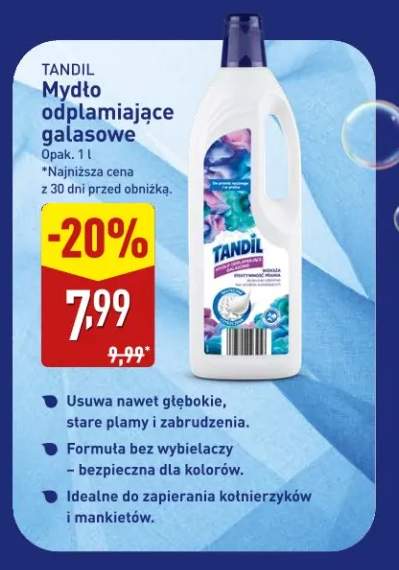 Mydło odplamiające galasowe