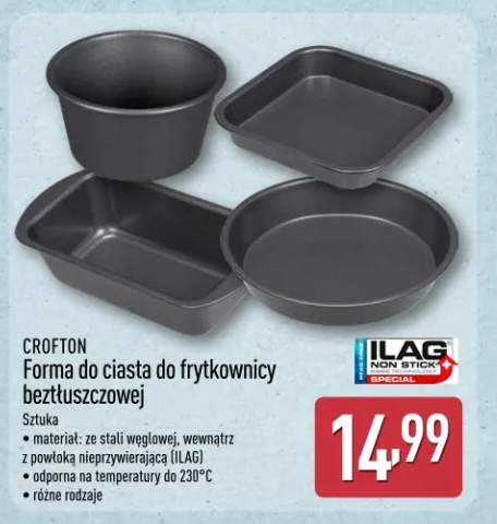 Forma do ciasta do frytownicy beztłuszczowej