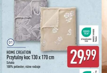 Przytulny koc 130 x 170 cm