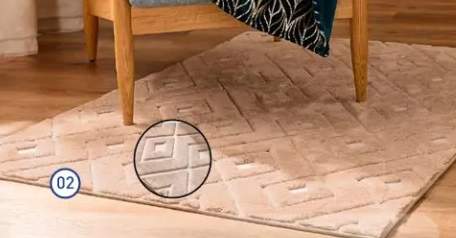 Dywan zakardowy tłoczony