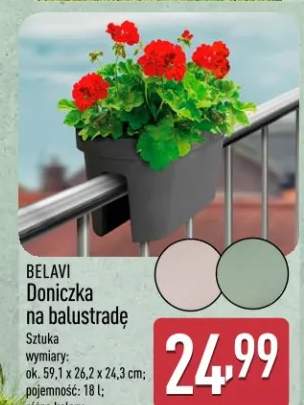 Doniczka na balustradę