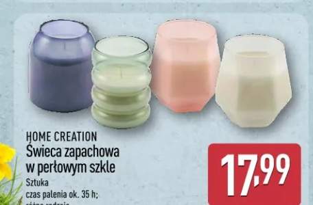 Świeca zapachowa w perłowym szkle