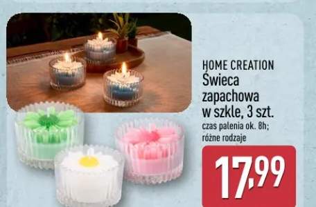 Świeca zapachowa w szkle, 3 szt.