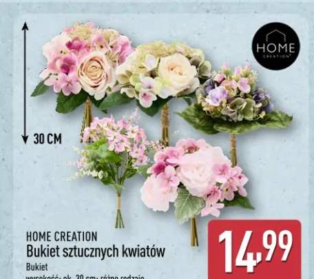 Bukiet sztucznych kwiatów