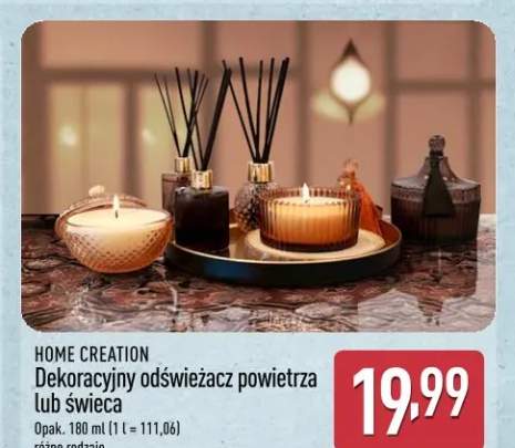 Dekoracyjny odświeżacz powietrza lub świeca